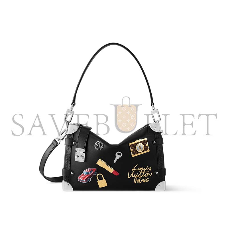 l0*is V*t0n side trunk mm fashion leather m25568 (23.5*16*8.5cm)